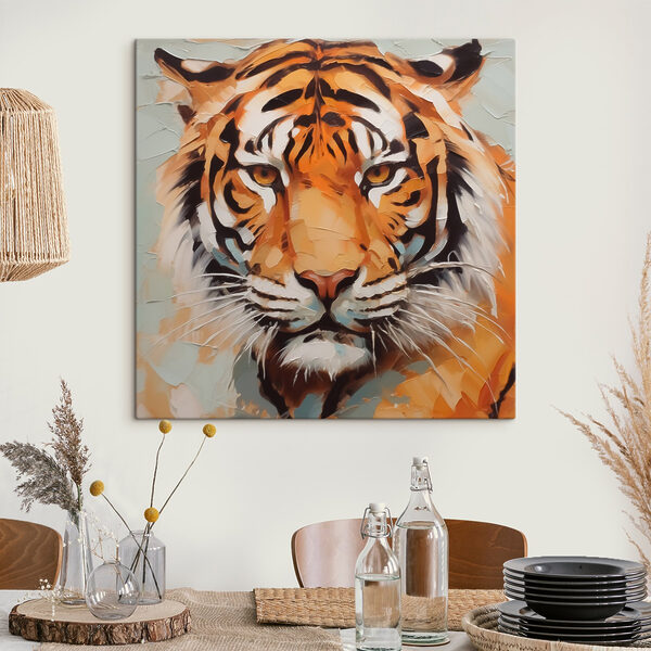 Tigris törött üveggel Tigris törött üveggel