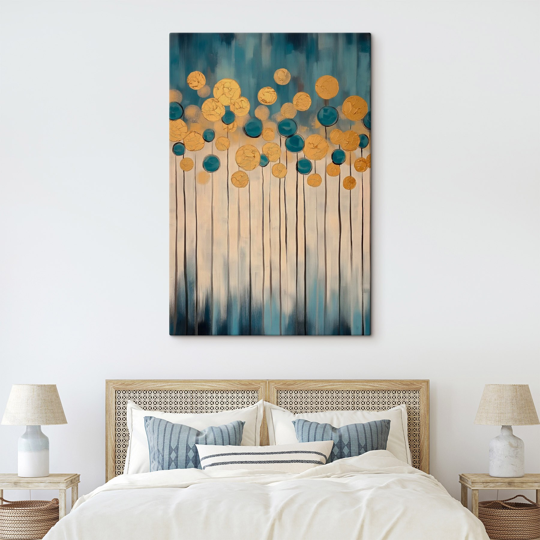 Vibrant circles in soothing colors