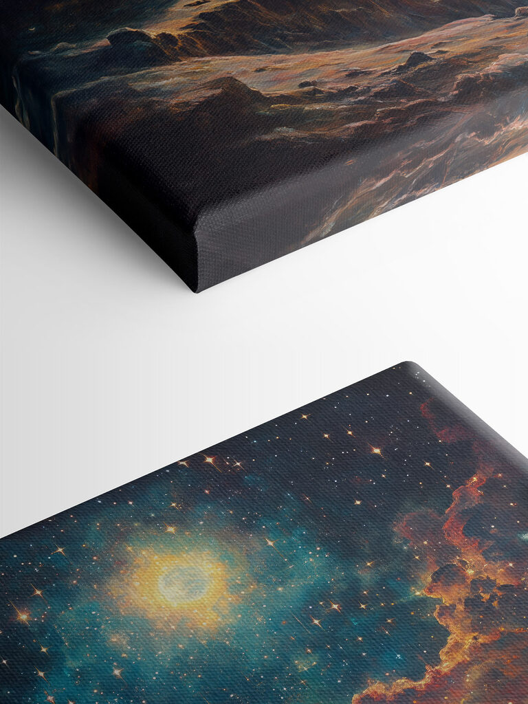 Mountain with a tower in the sky Mountain with a tower in the sky