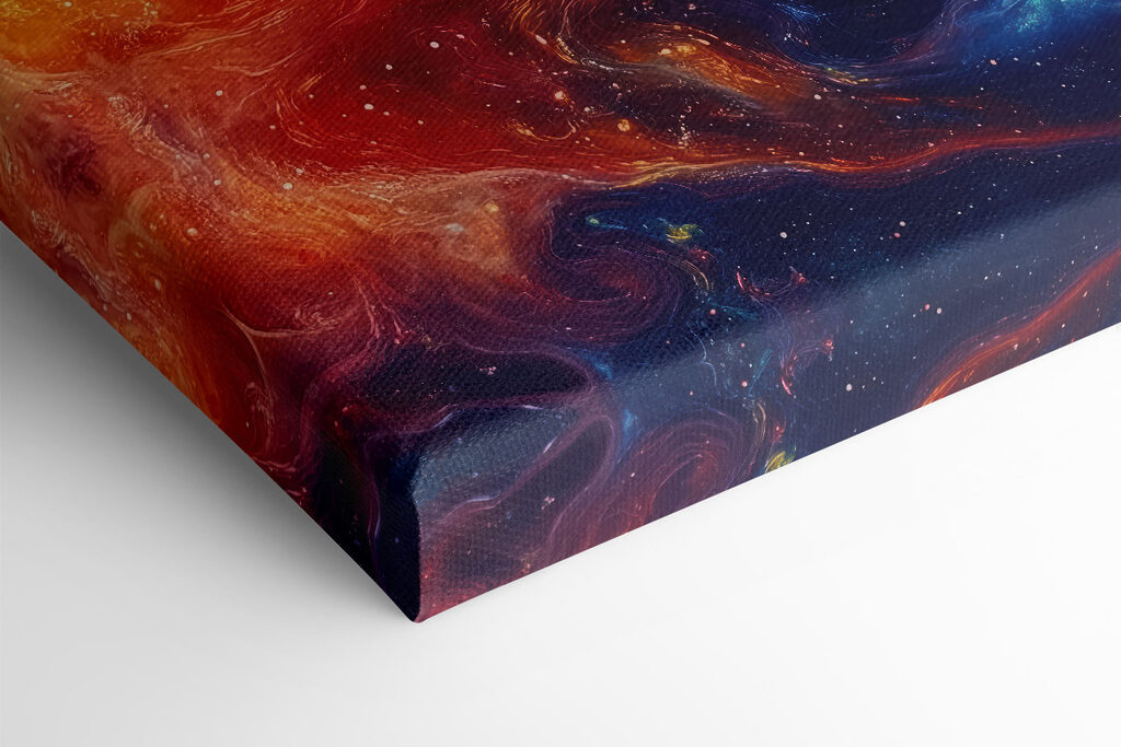 Colorful swirls of light