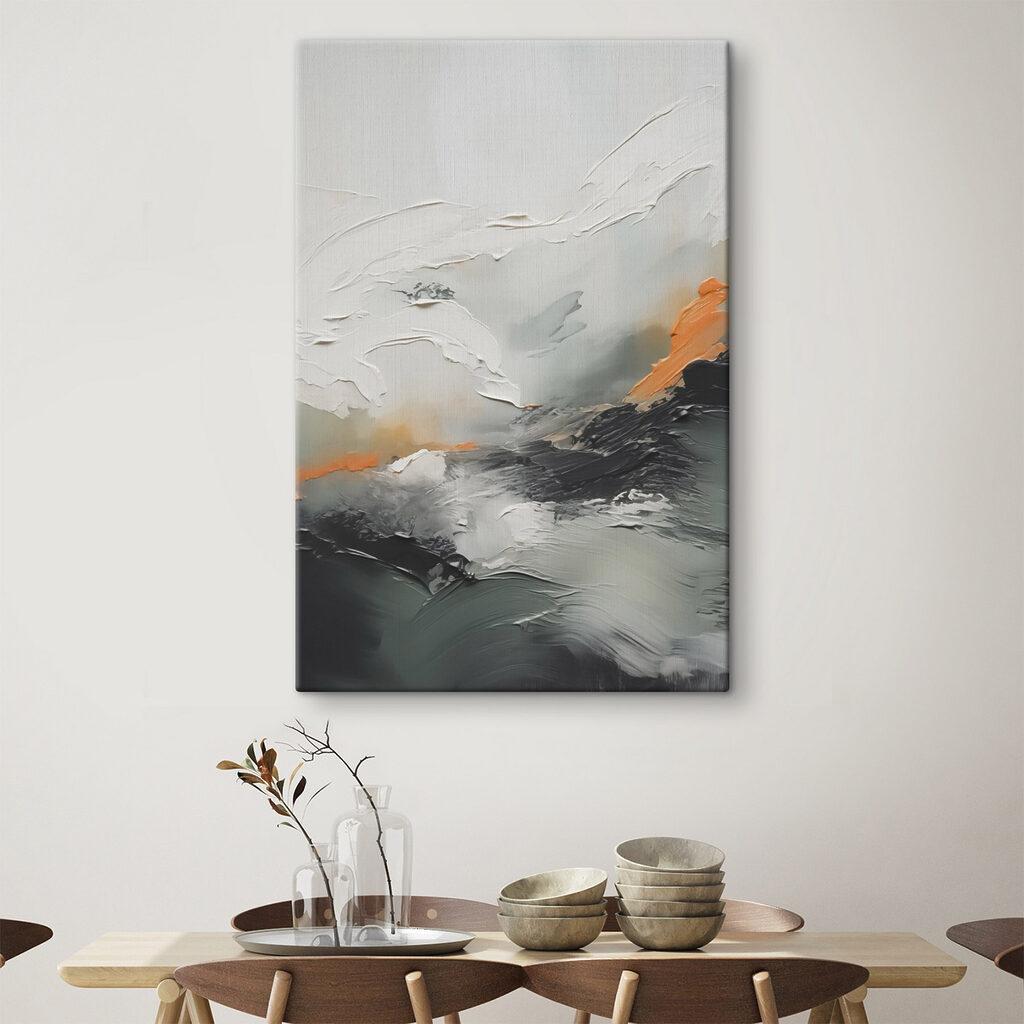 Painting of a mountain