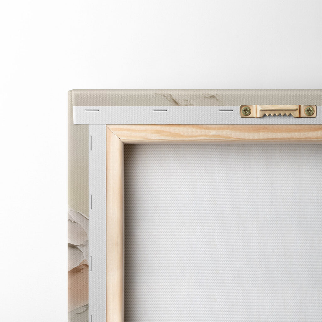 Painting of a mountain range