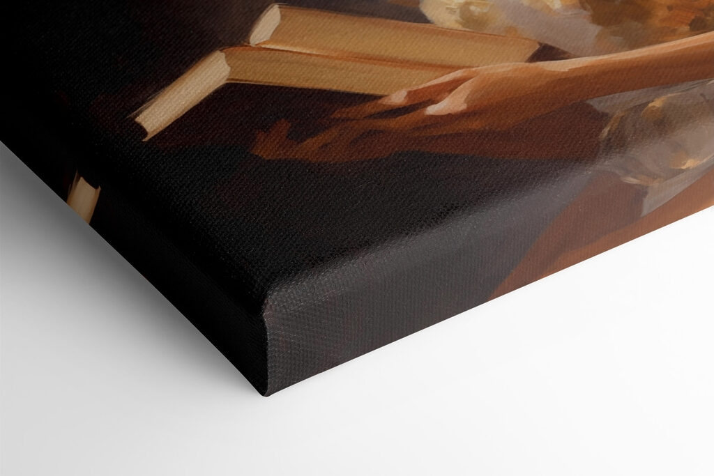 Woman reading a book