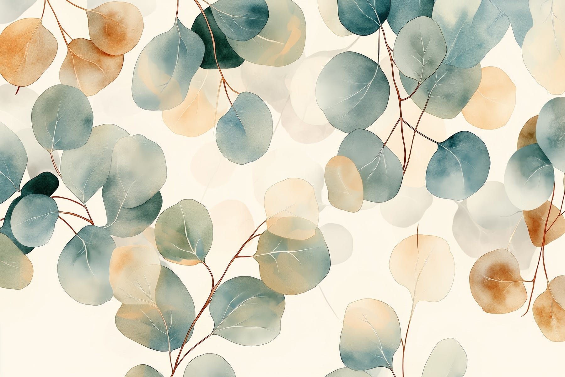 Nature’s calm, soothing color palette