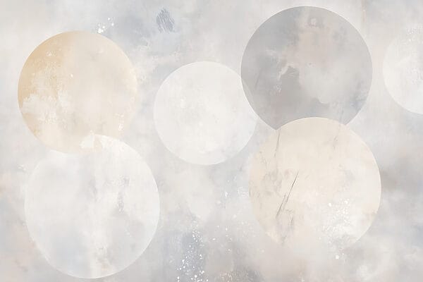 White and grey circles White and grey circles