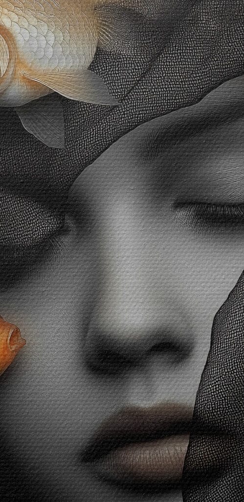 Ethereal harmony with swimming dreams Ethereal harmony with swimming dreams