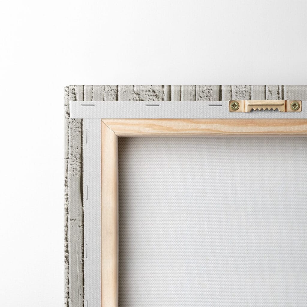 White wall with lines