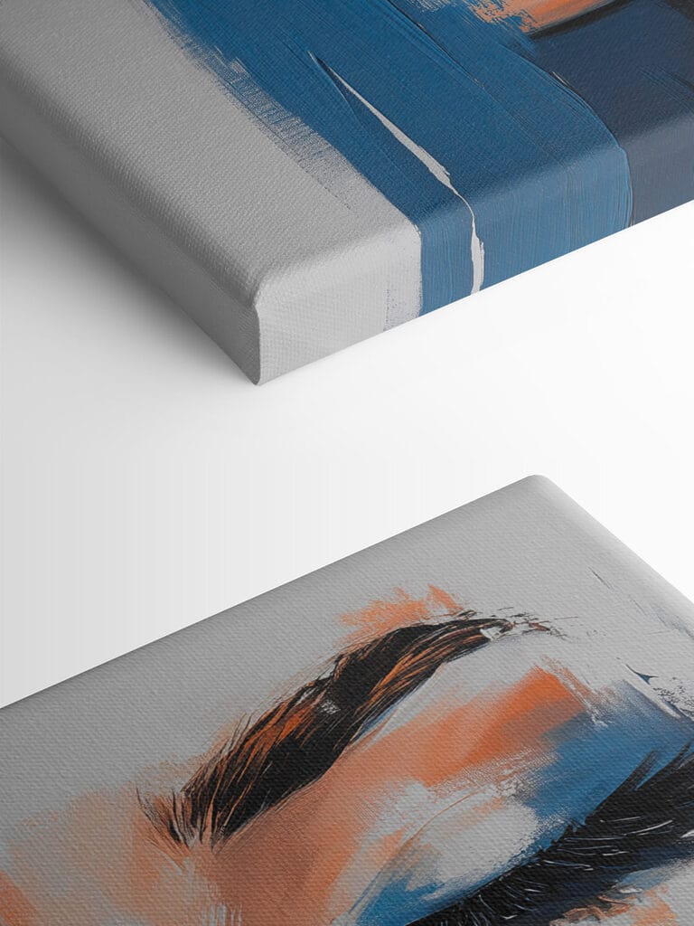 Painting of a woman's face