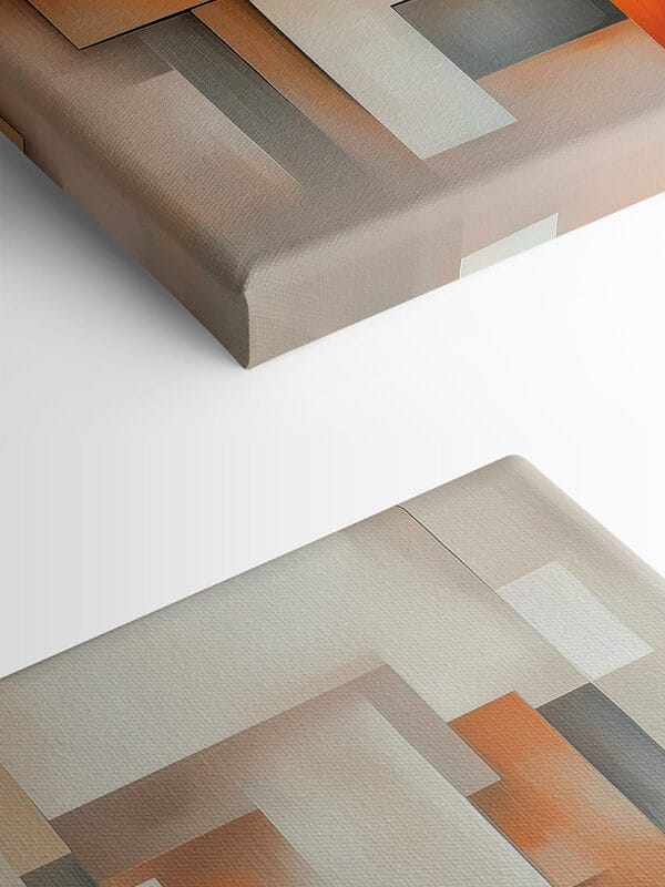 Colorful art piece of squares