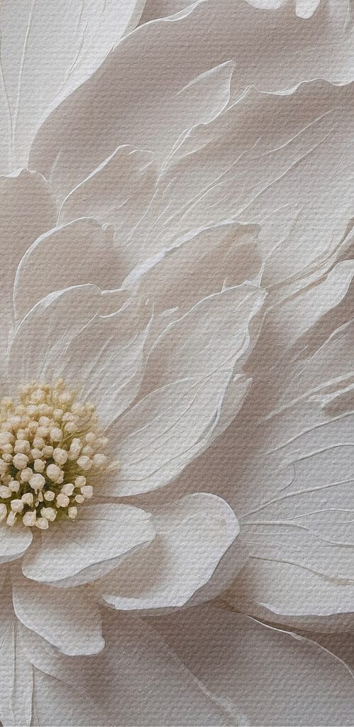 White flower made out of paper White flower made out of paper