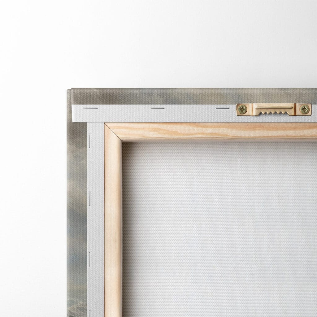 Painting of waves in the ocean