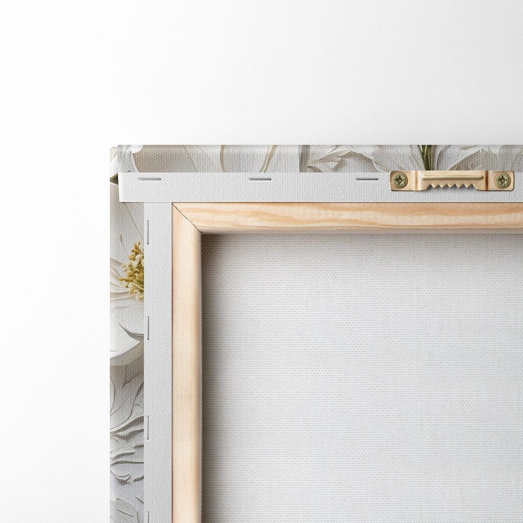 White flowers on a white surface White flowers on a white surface