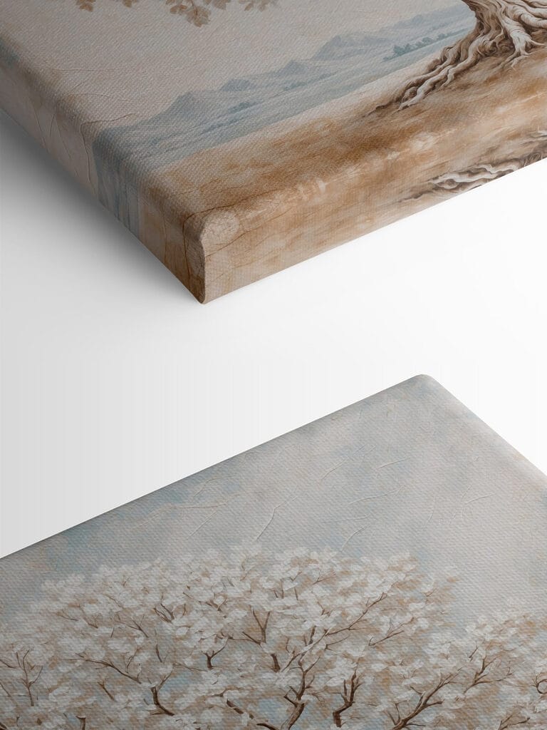 Tree with white flowers