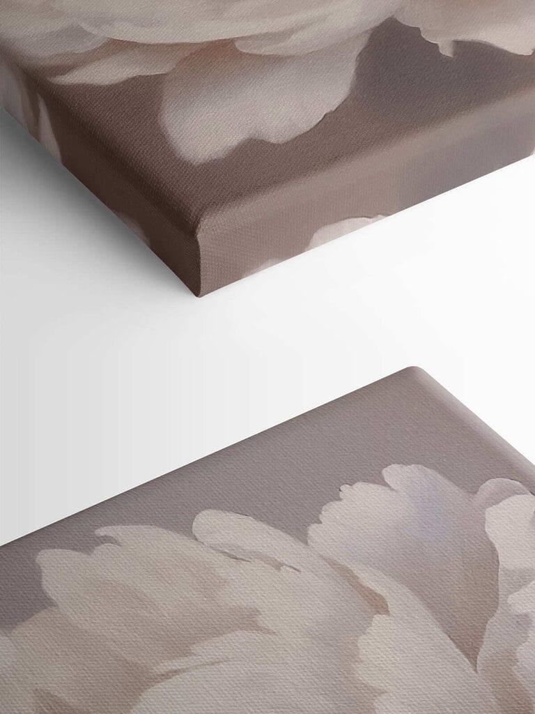 Delicate petals in soft hues