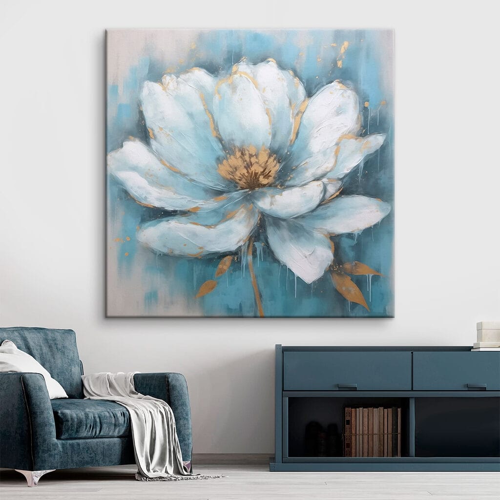 Delicate bloom against a soft backdrop