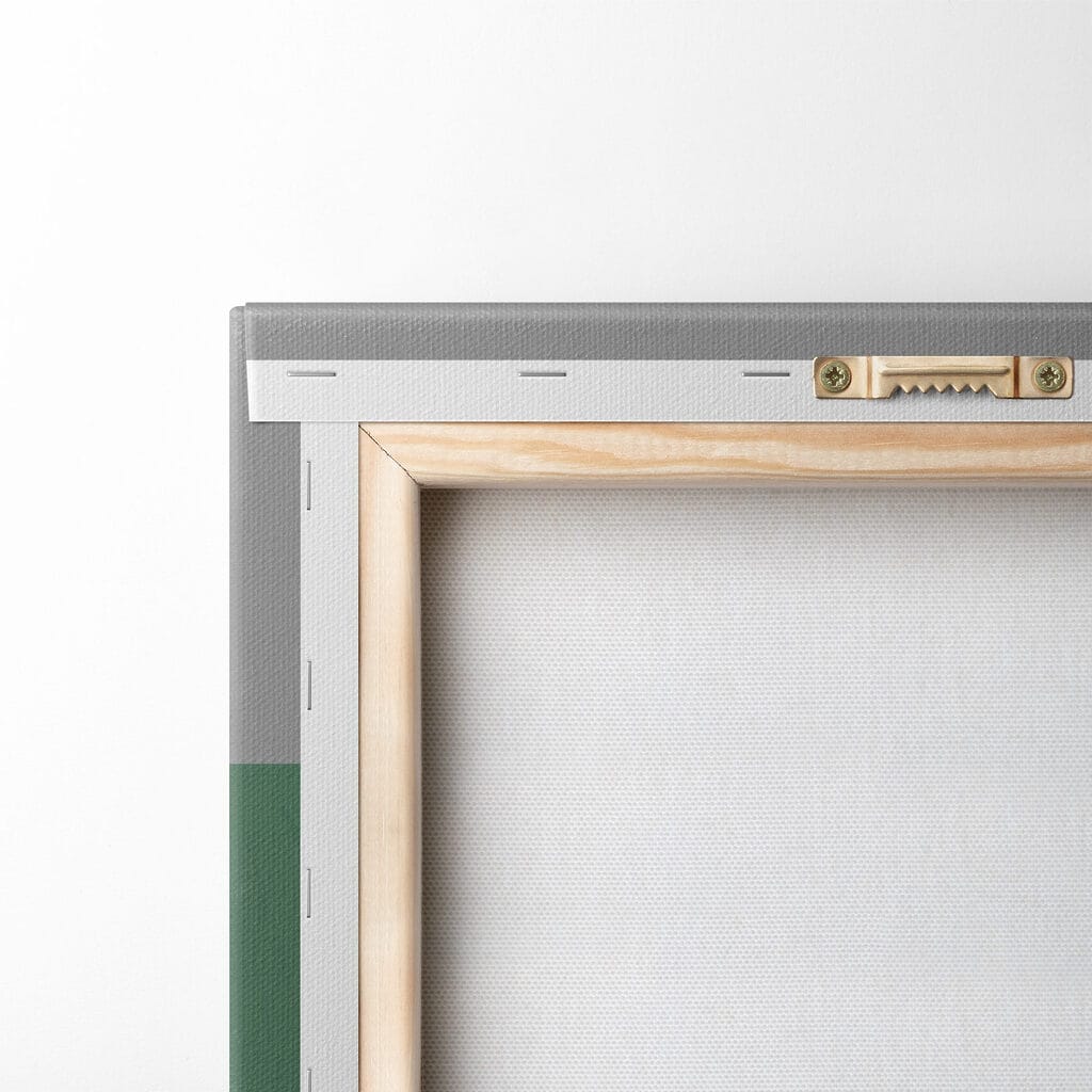 Green and white background