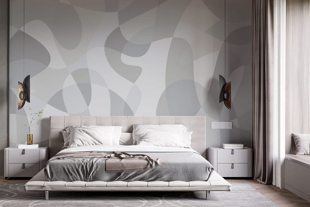 Grey and white background