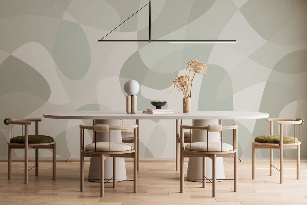 White and grey background with circles White and grey background with circles