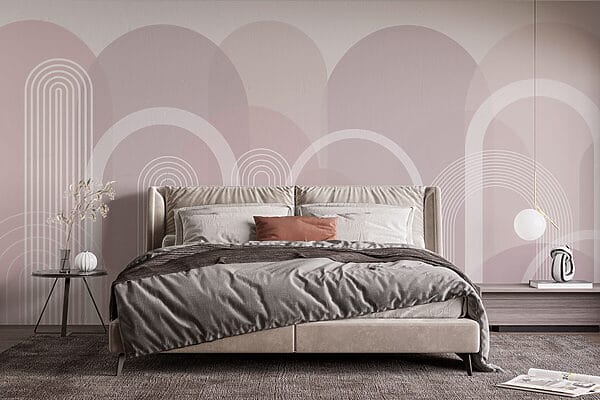 White and gray background with white lines