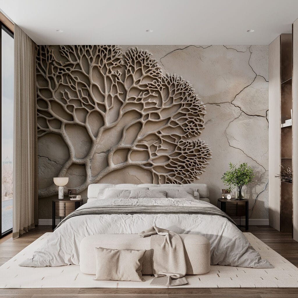 Coral on a concrete surface Coral on a concrete surface