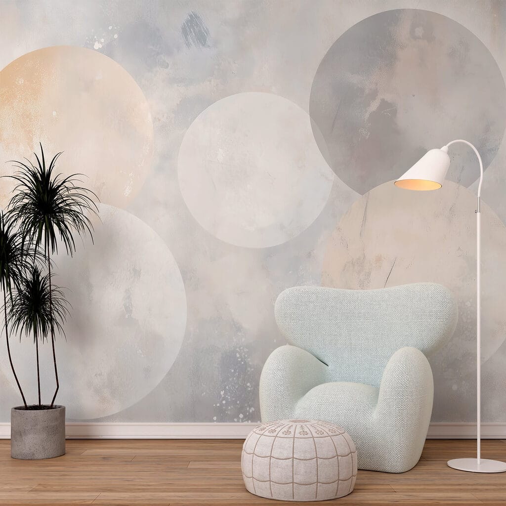 White and grey circles White and grey circles