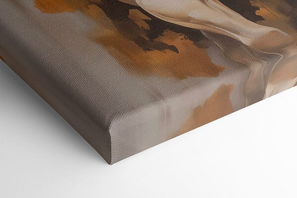 Painting of a horse with a long mane Painting of a horse with a long mane