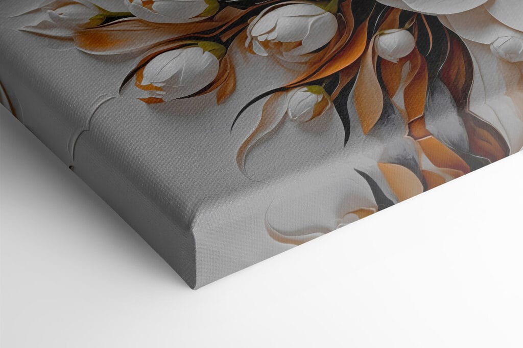 White flowers and leaves White flowers and leaves