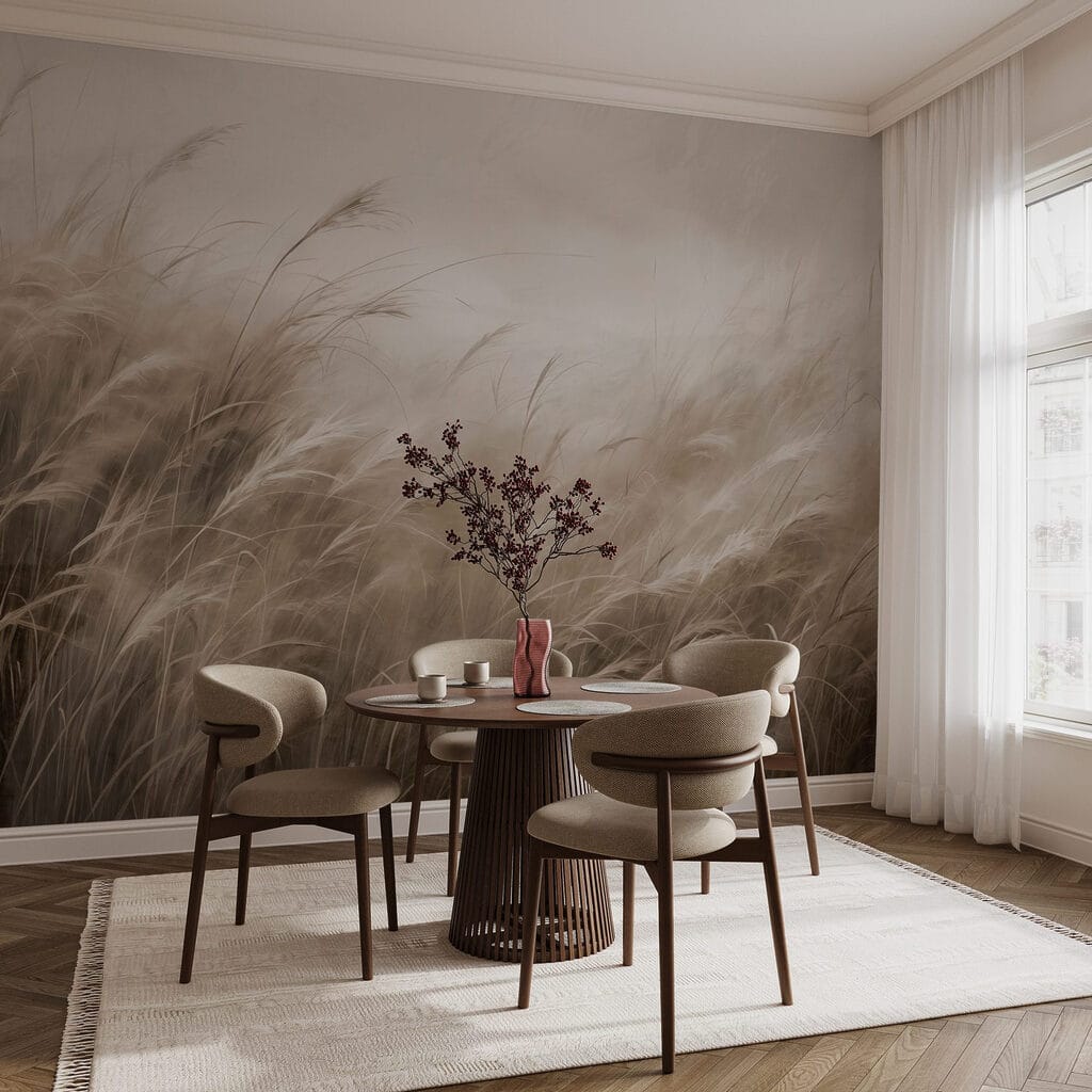 Field of grass with a cloudy sky Field of grass with a cloudy sky