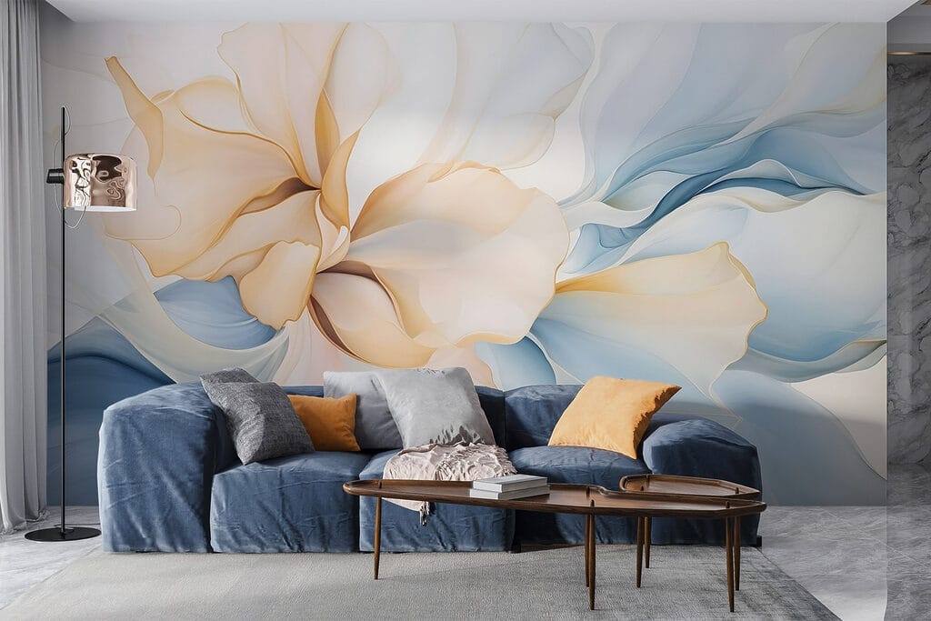 Delicate petals in soft hues