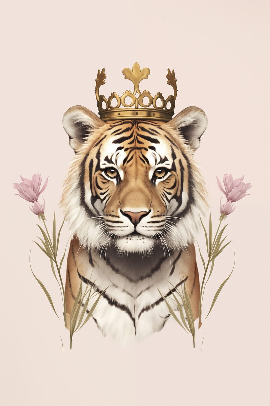 Tigris koronával