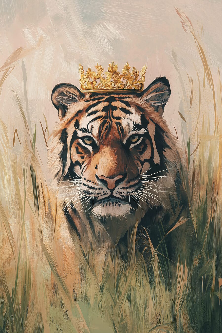 Tigris koronával