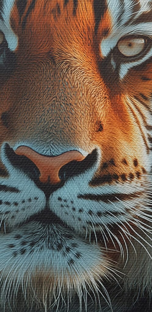 Tiger with a crown Tiger with a crown