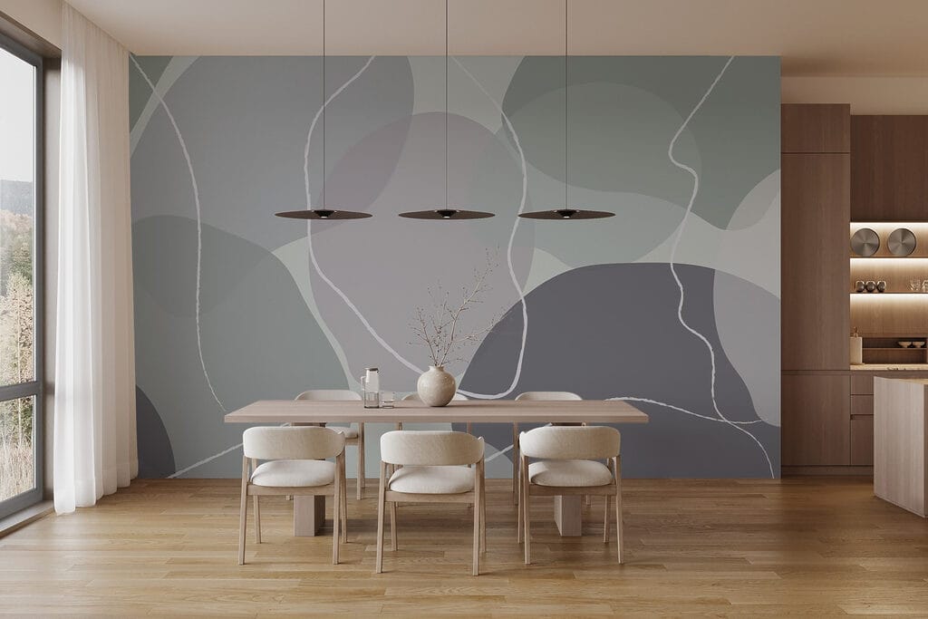 Soft shapes in soothing colors