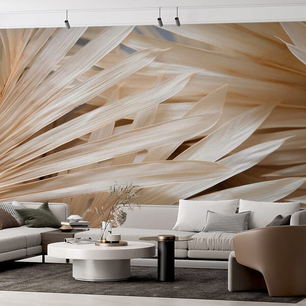 Fotótapéta Fotótapéta Lágy, áramló pálmalevelek elrendezése (Cikkszám: w03031)