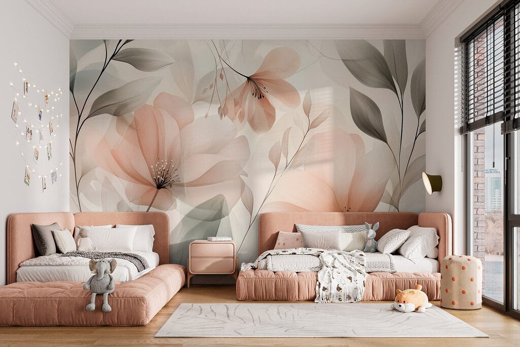 Delicate petals in soft hues