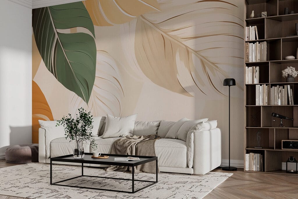 Beautiful leaves in soft colors Beautiful leaves in soft colors