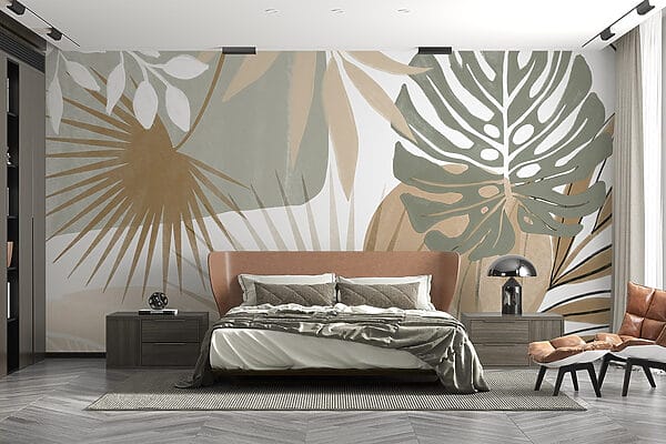Természet ihlette absztrakt botanikus design Természet ihlette absztrakt botanikus design