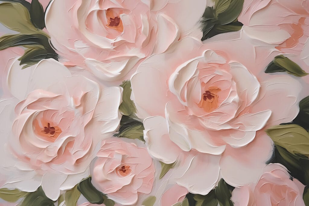 Soft petals in gentle hues