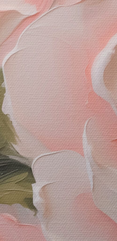 Soft petals in gentle hues