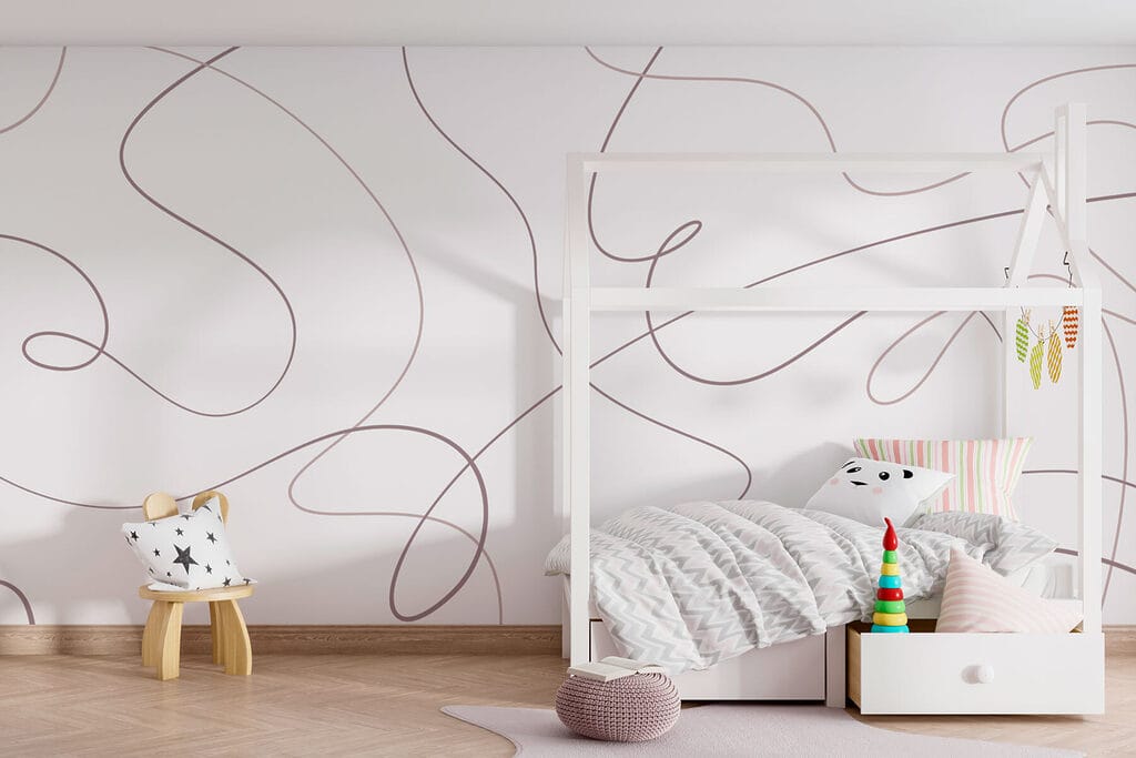 White background with lines