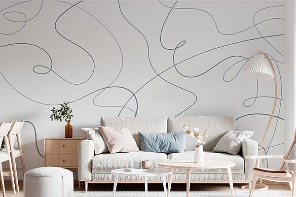 White background with blue lines White background with blue lines