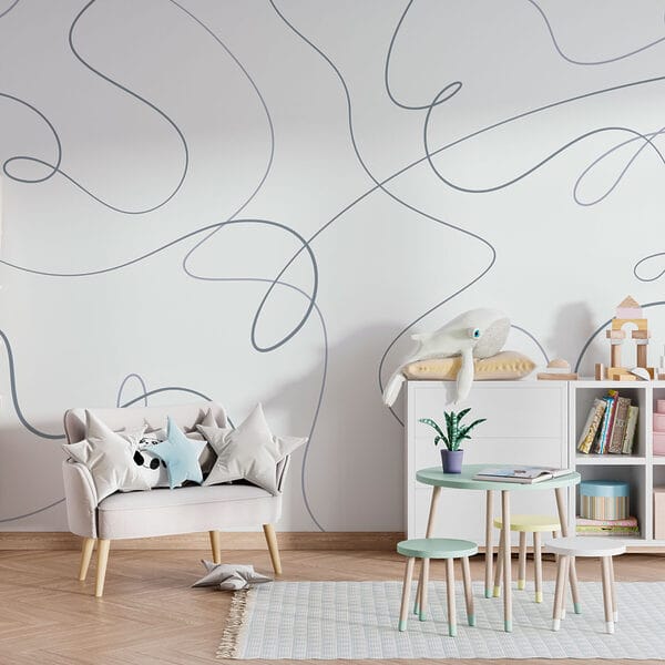 White background with blue lines White background with blue lines