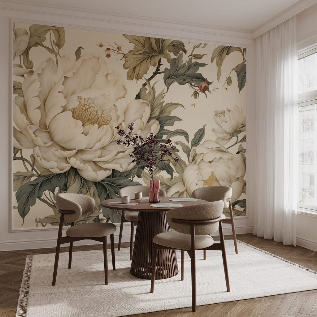 Elegant blooms in soft tones