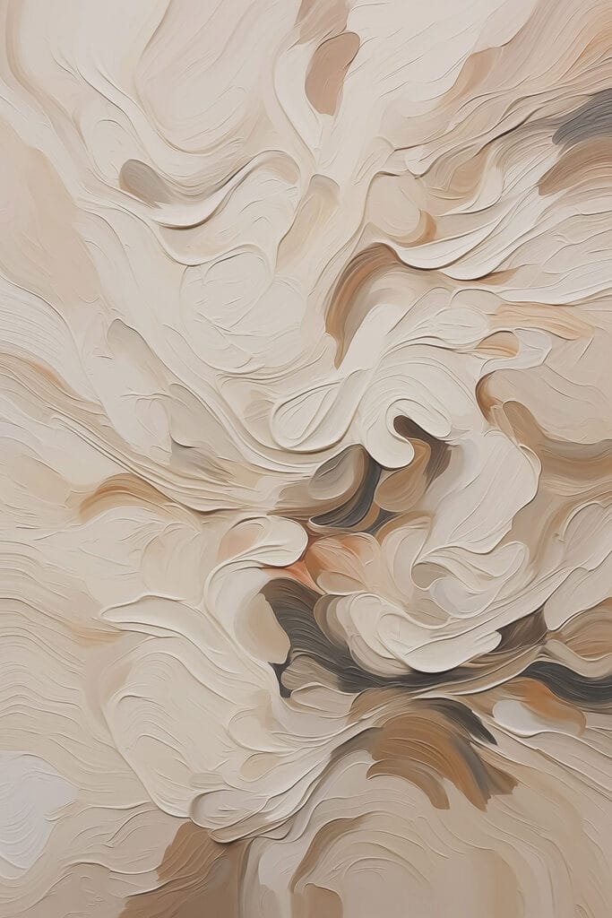 Soft hues in flowing abstraction