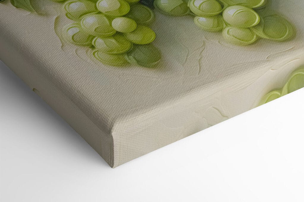 Painting of a bunch of grapes