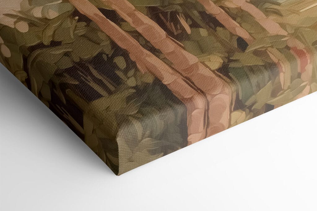 Painting of palm trees Painting of palm trees