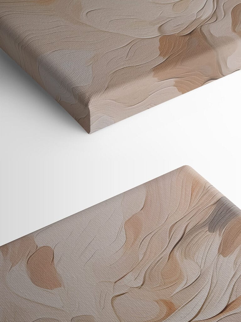 Soft hues in flowing abstraction