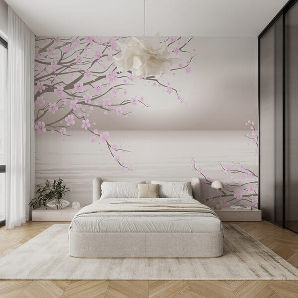 Fotótapéta Rózsaszín virágú fa (Cikkszám: w03100) Fotótapéta Fotótapéta Rózsaszín virágú fa (Cikkszám: w03100)