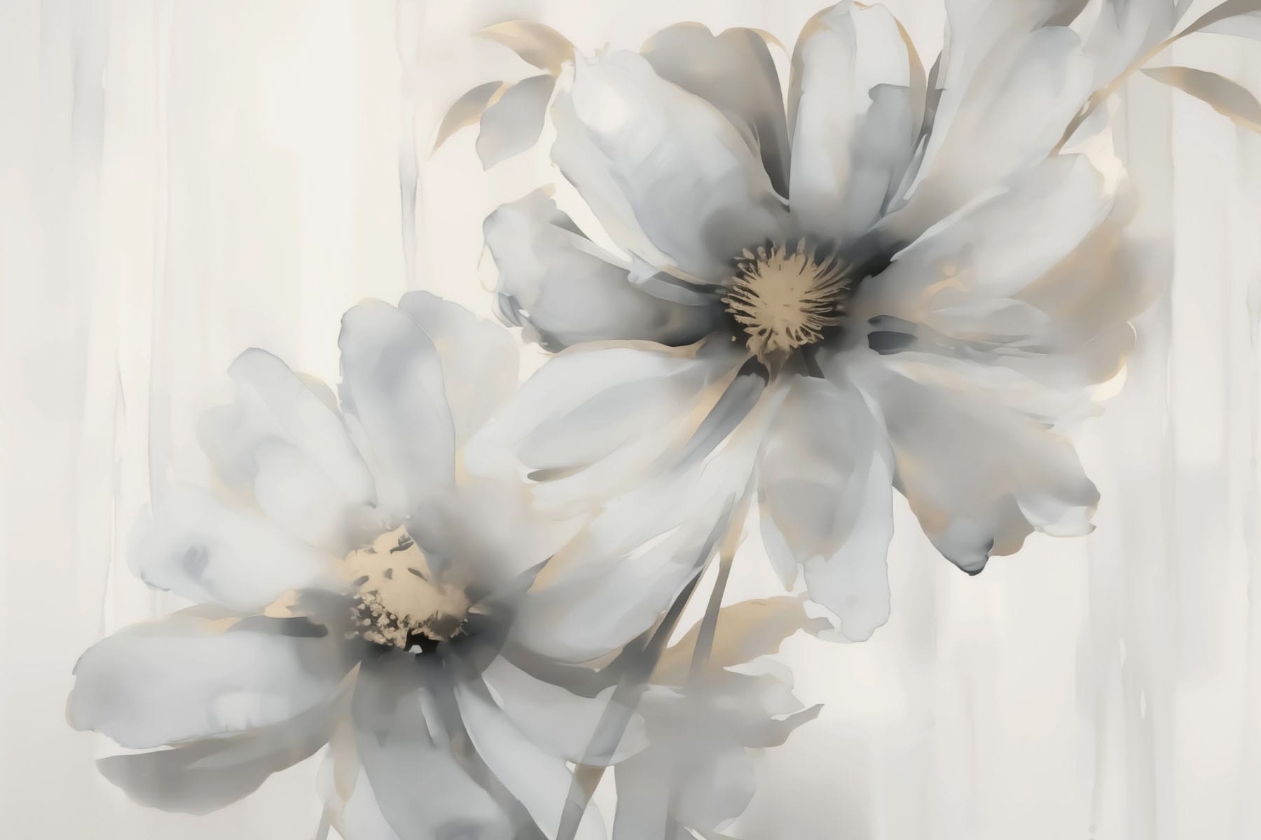 Delicate blooms in soft hues Delicate blooms in soft hues