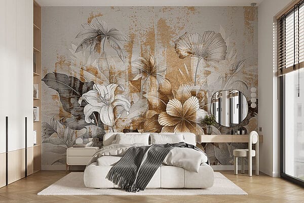 Elegáns virágos design lágy tónusokkal Elegáns virágos design lágy tónusokkal